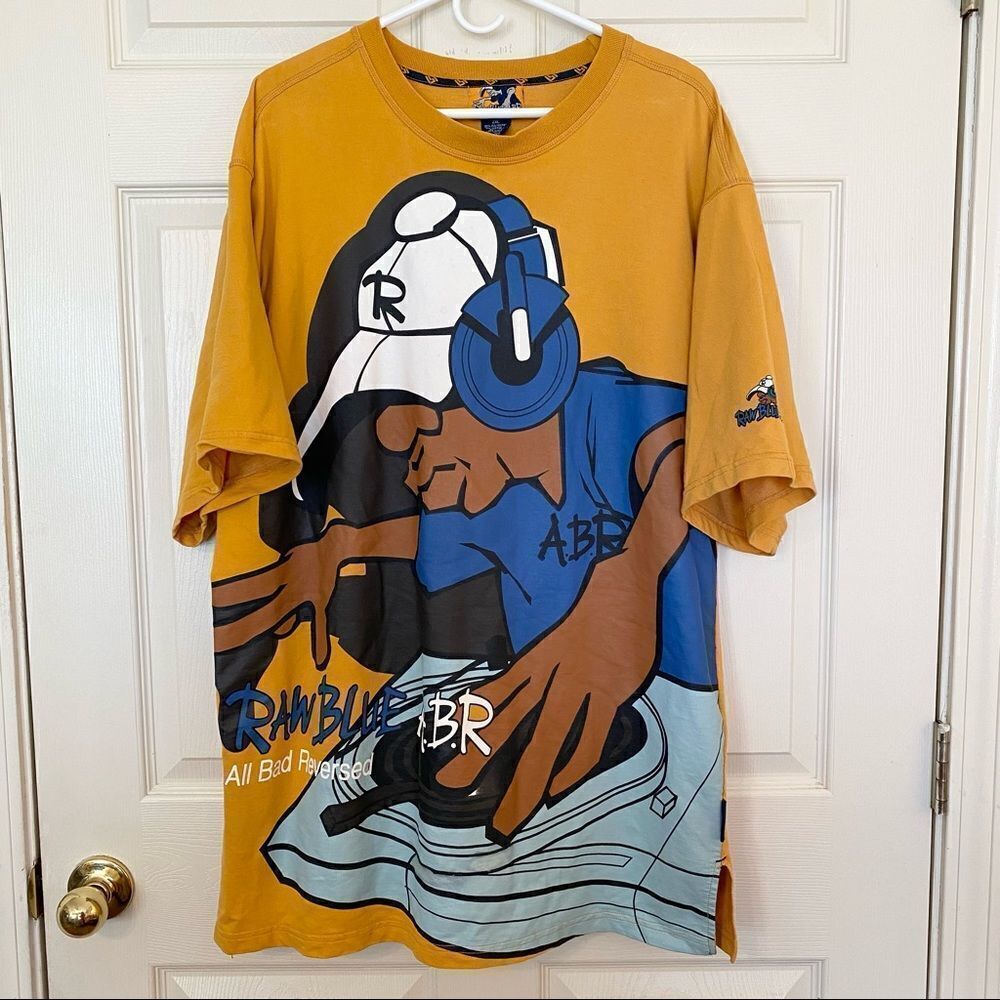 Vintage Raw Blue ABR Y2K DJ Hip Hop
